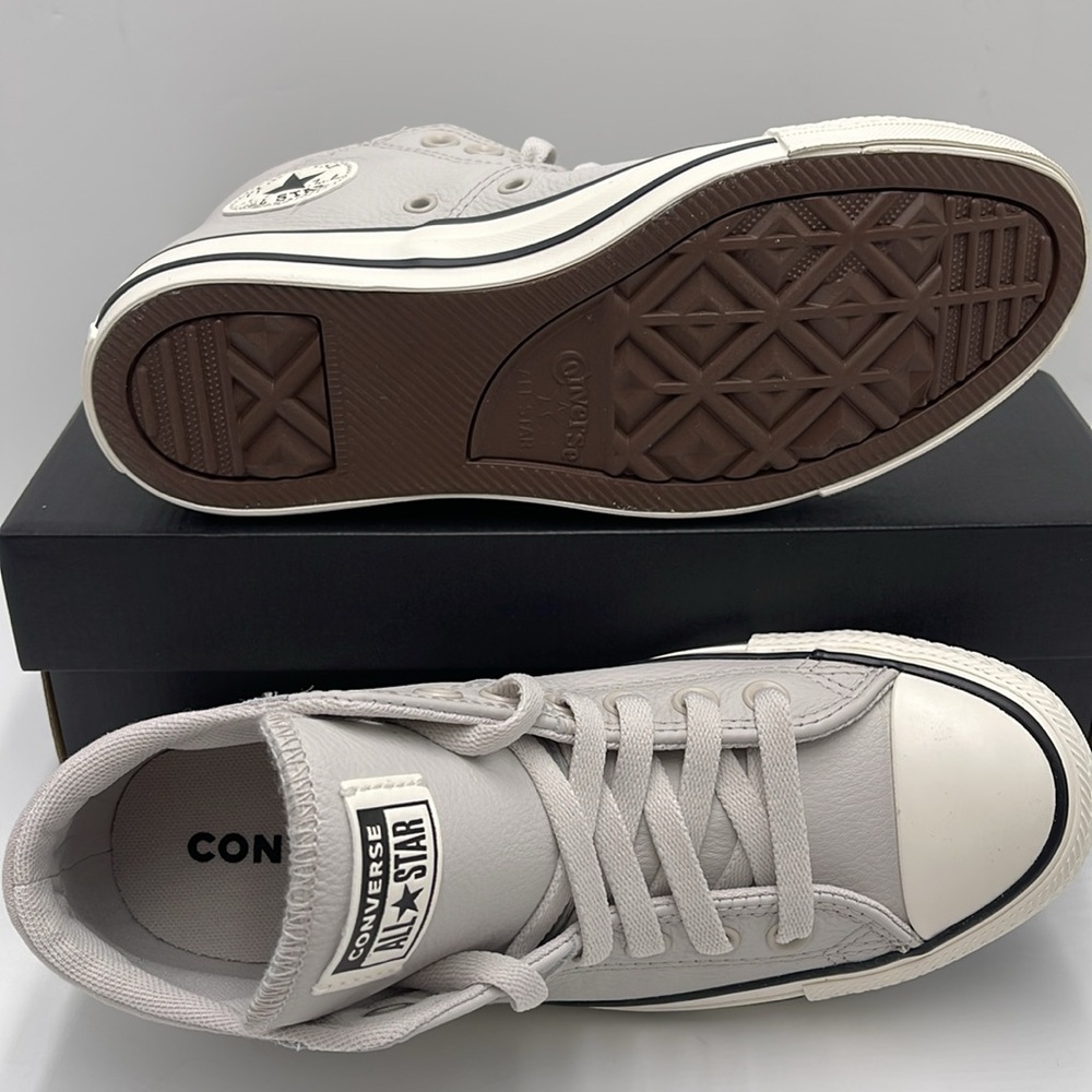 Converse Women's Chuck Taylor All Star High Top Sneakers - Light Gray - Picture 5 of 16